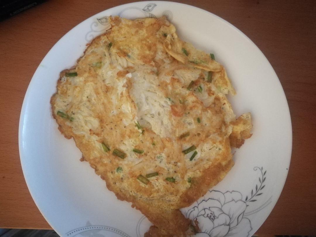 银鱼煎蛋