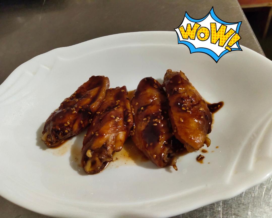 蜜汁鸡翅（独家版免烤箱）