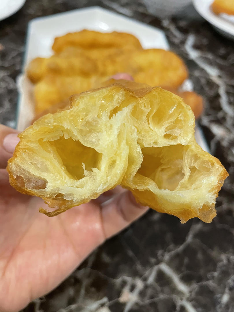 早餐店香酥大油条 酥香可口 各个空心 附细节视频详解