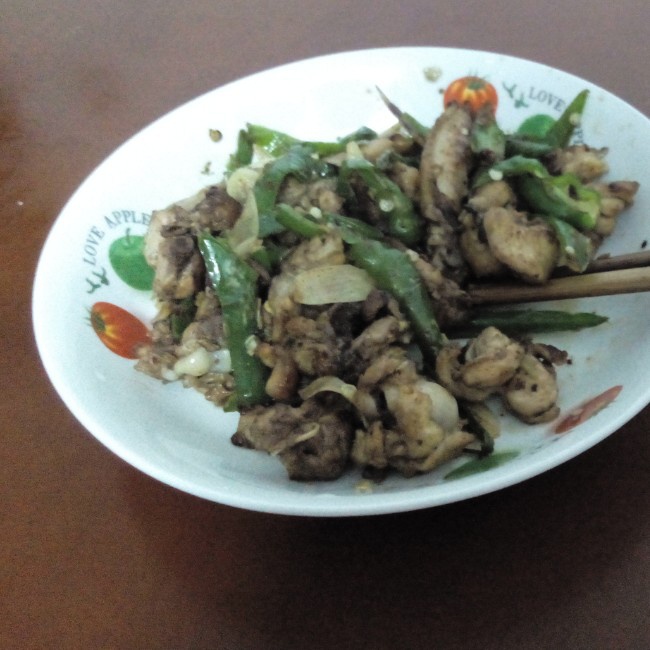 5分钟速食--青椒炒鸡脯