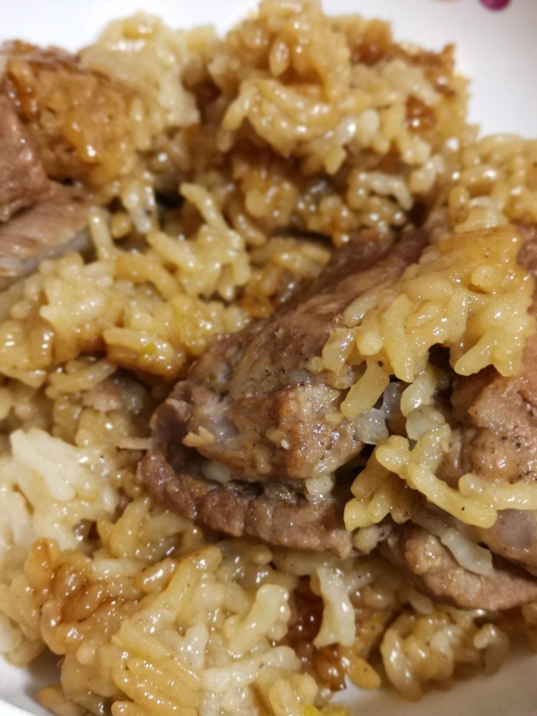电饭锅版排骨焖饭