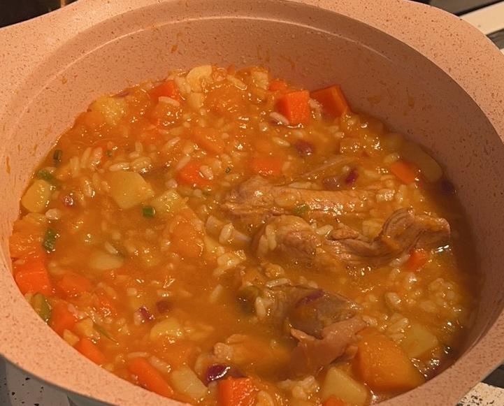 2岁辅食南瓜排骨闷饭