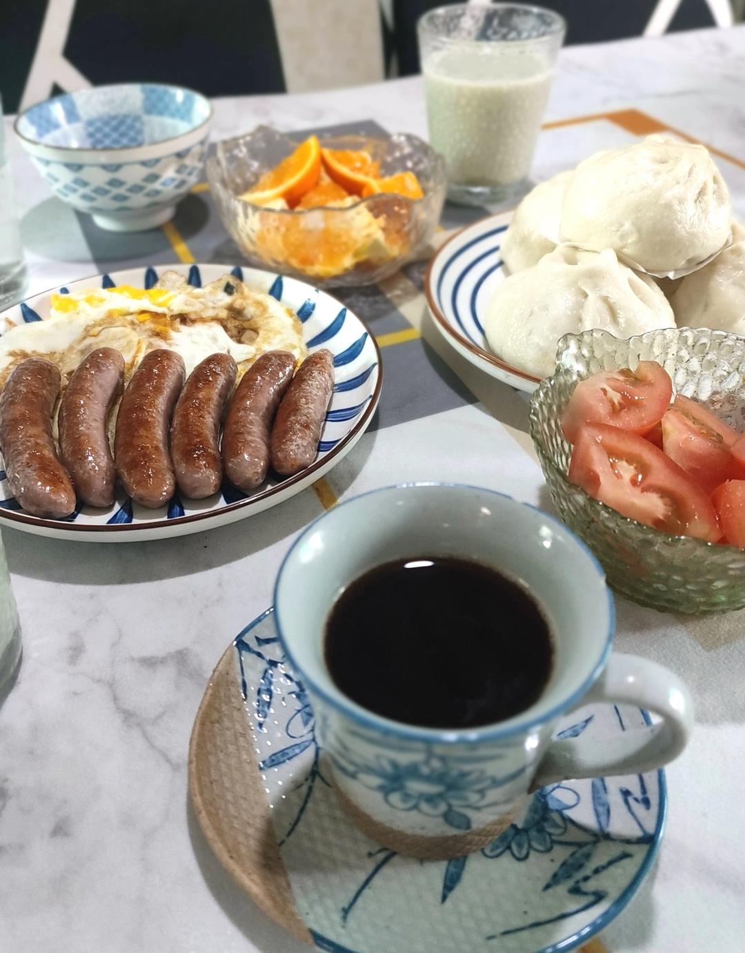 读书郎们的早餐