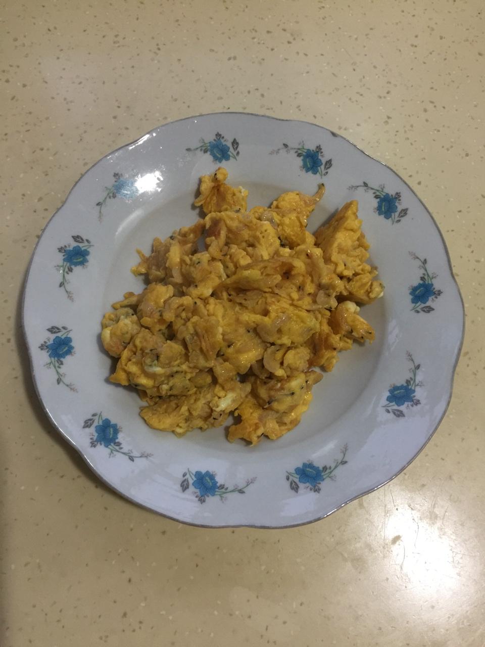 虾皮炒蛋