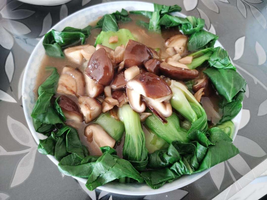 蚝油香菇小油菜