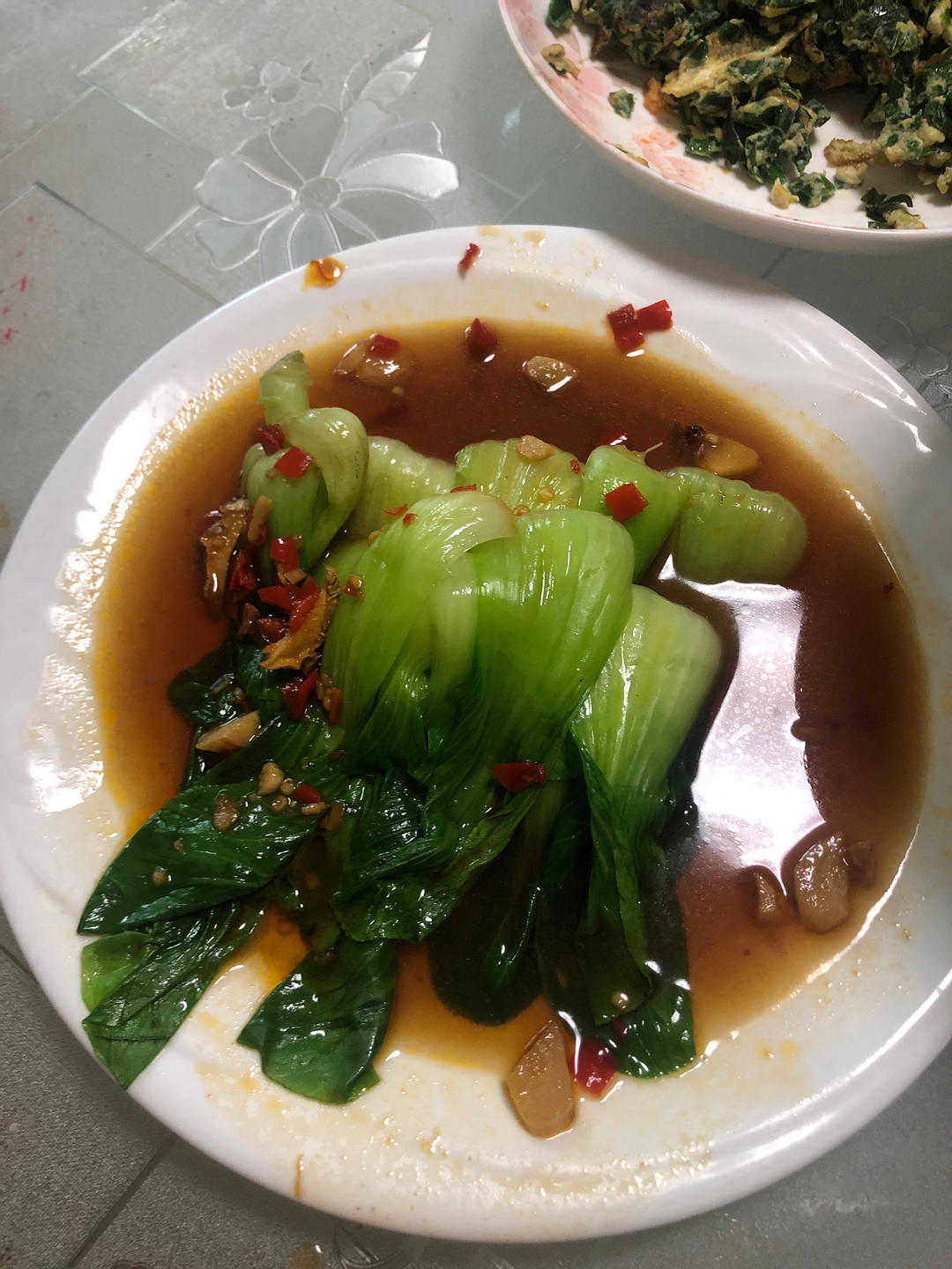 白灼油菜—年夜饭最受欢迎的素菜