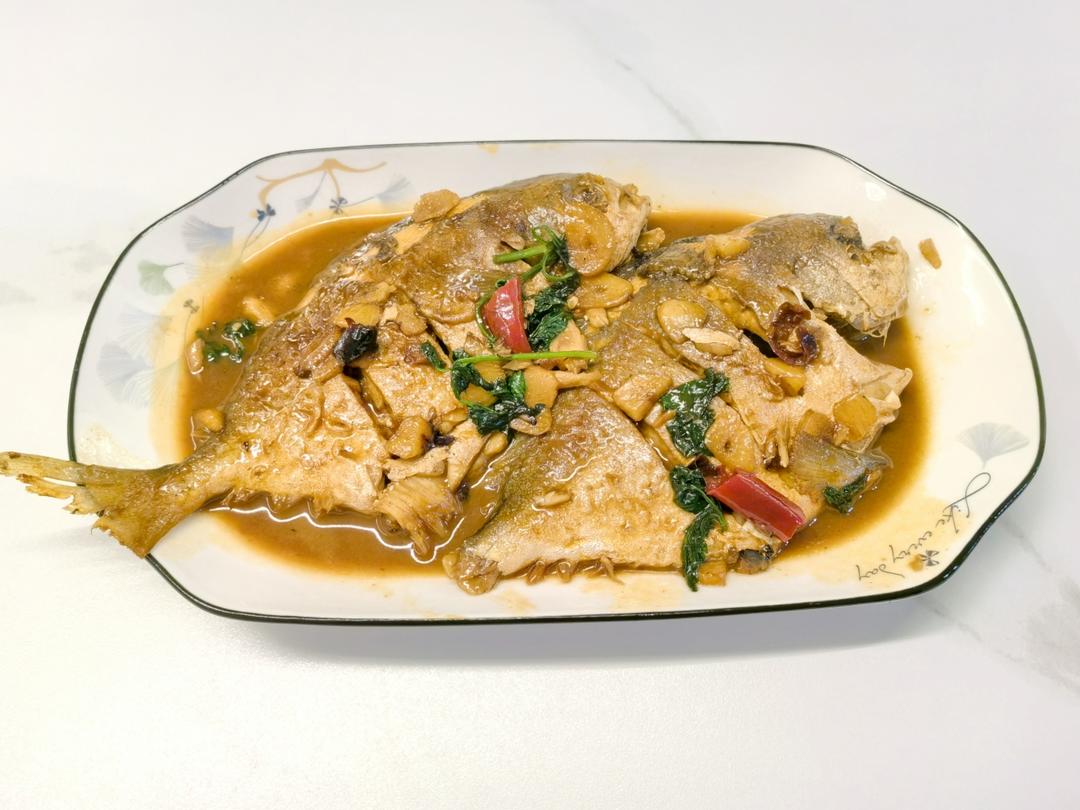 家常红烧鲳鱼