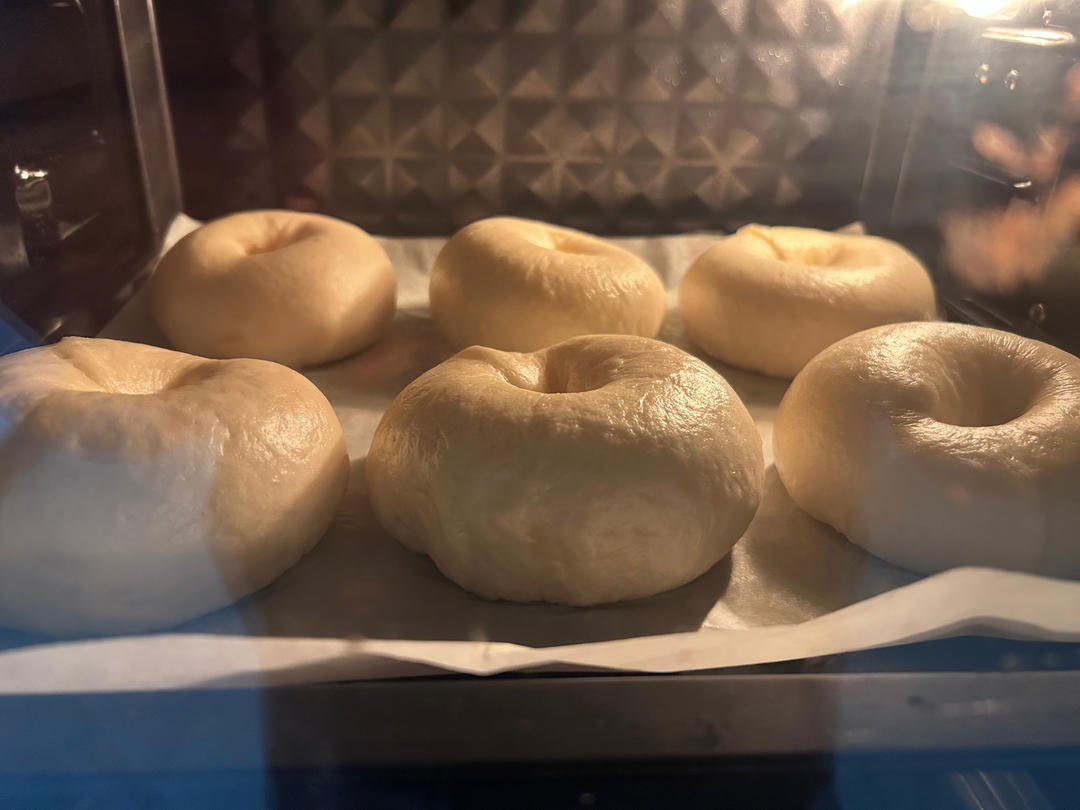 减脂神器 无油无糖钻石纹原味贝果