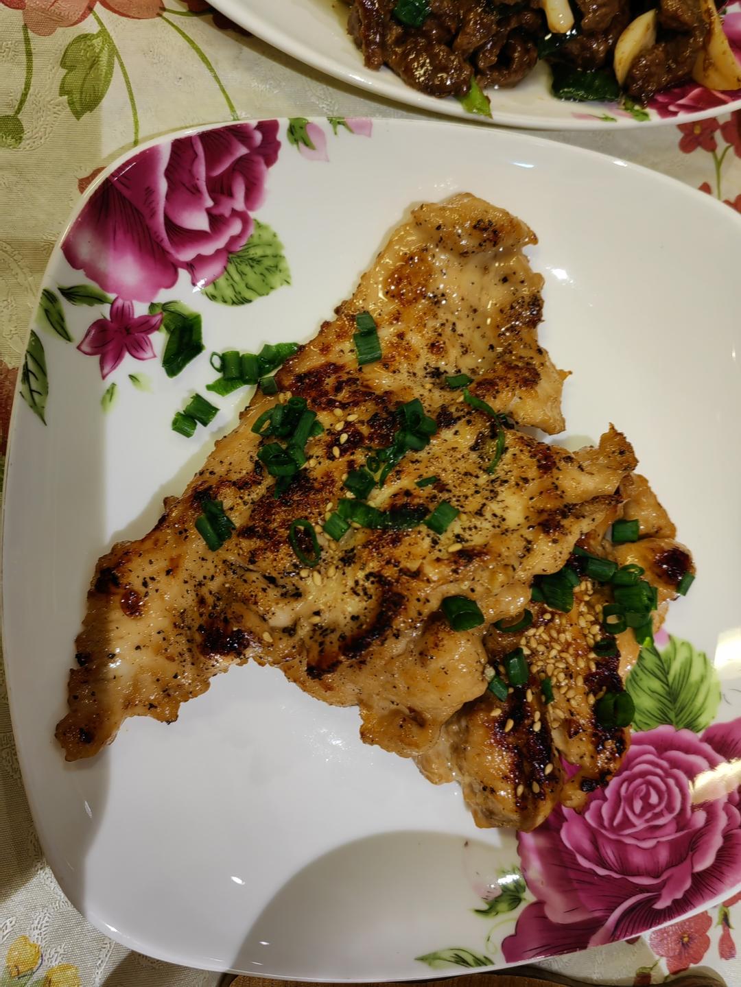 减脂可吃～鲜嫩多汁煎鸡排🍗