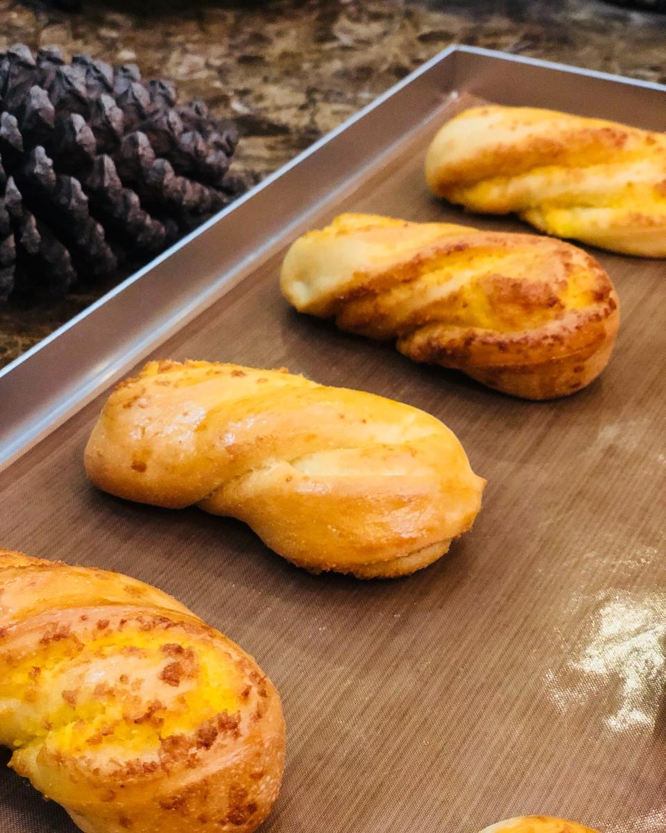 椰蓉的诱惑——奶香椰蓉扭扭包