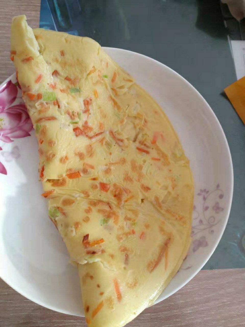 快速早餐鸡蛋葱花饼