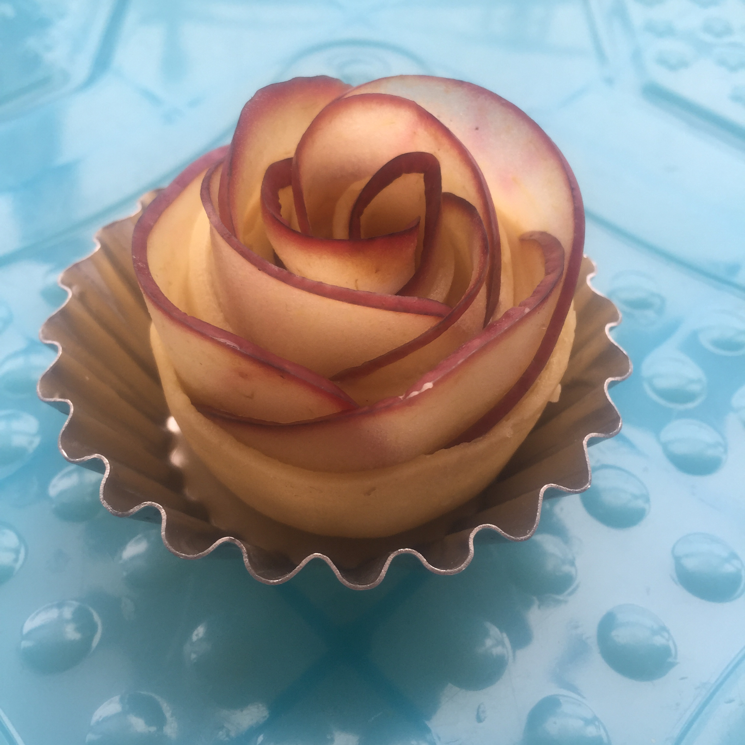 2016遇见更好的自己做的玫瑰花苹果派