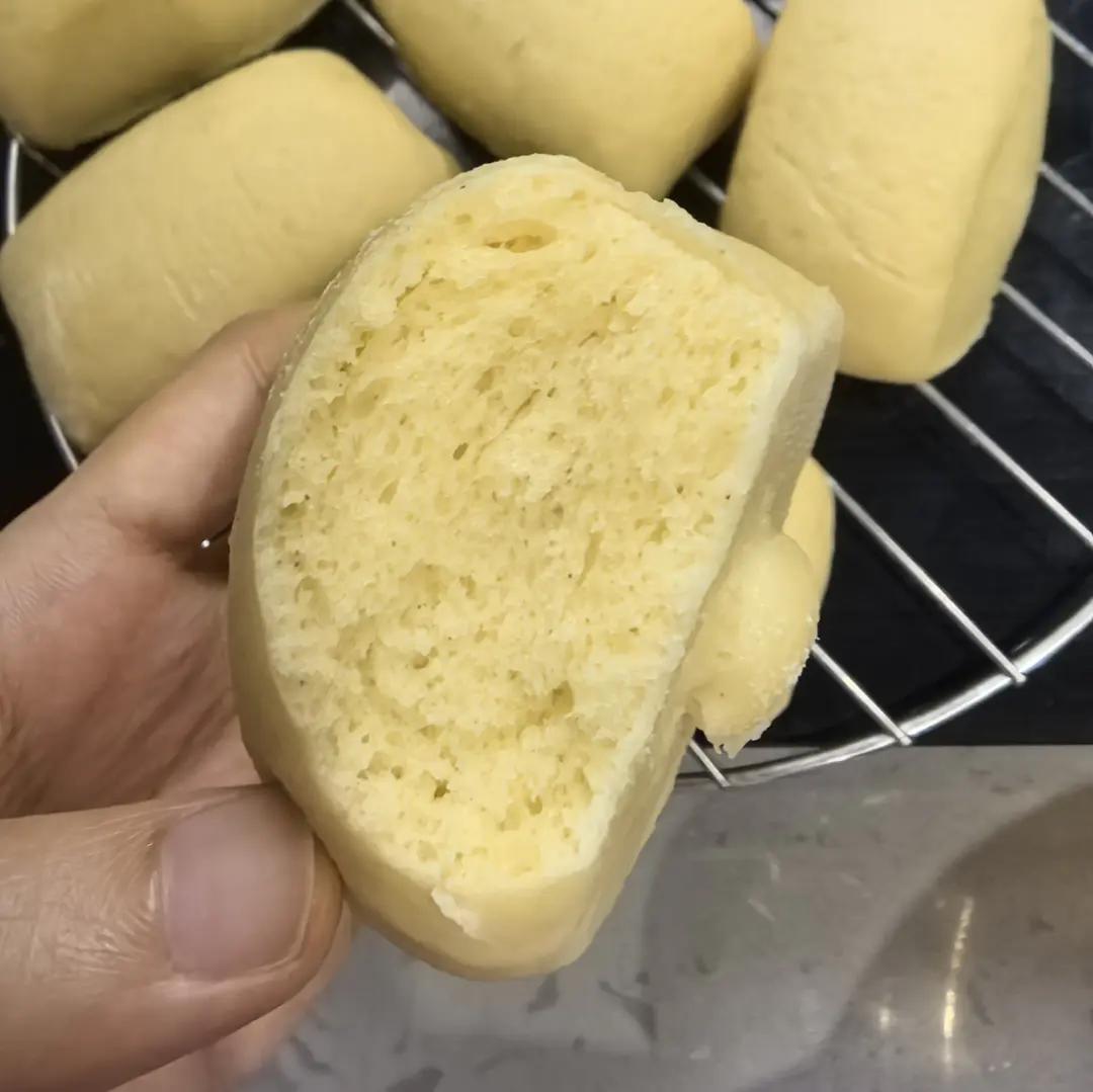 奶香玉米面馒头（一次发酵）