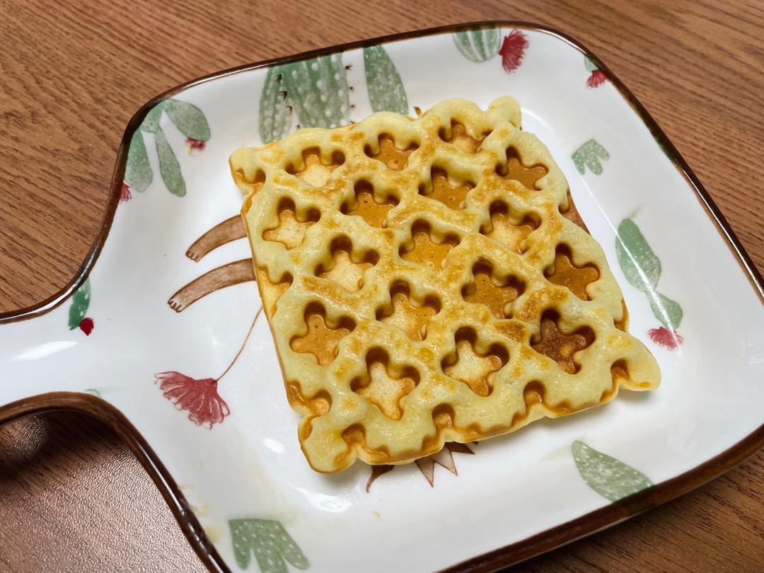 早餐机华夫饼(华夫饼粉)的做法