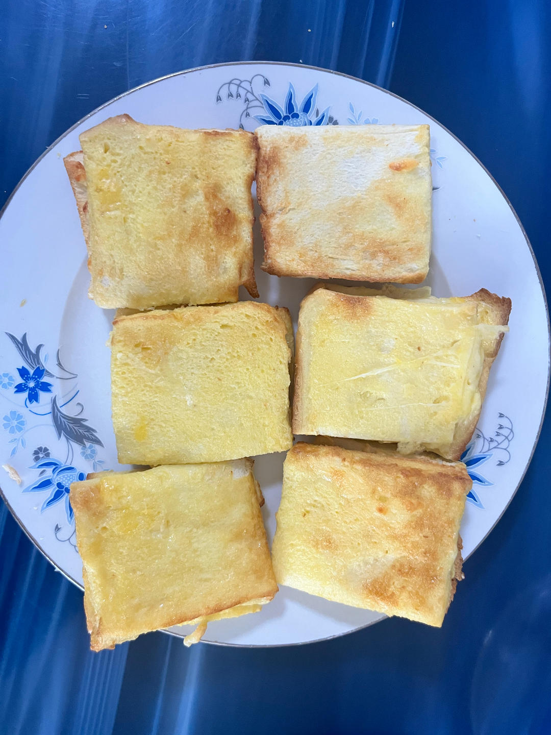 空气炸锅版芝士西多士，好吃又方便的早餐