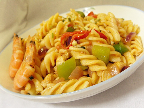 鸡肉蘑菇意大利面