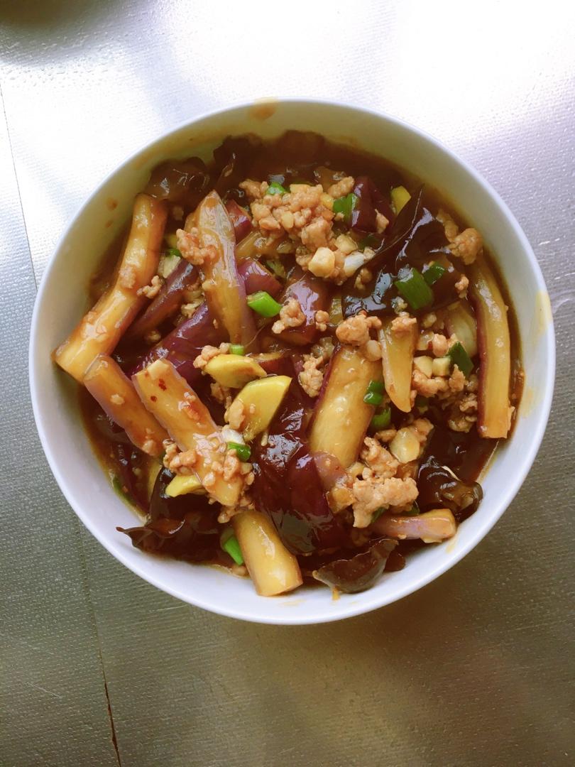 红烧肉沫茄子