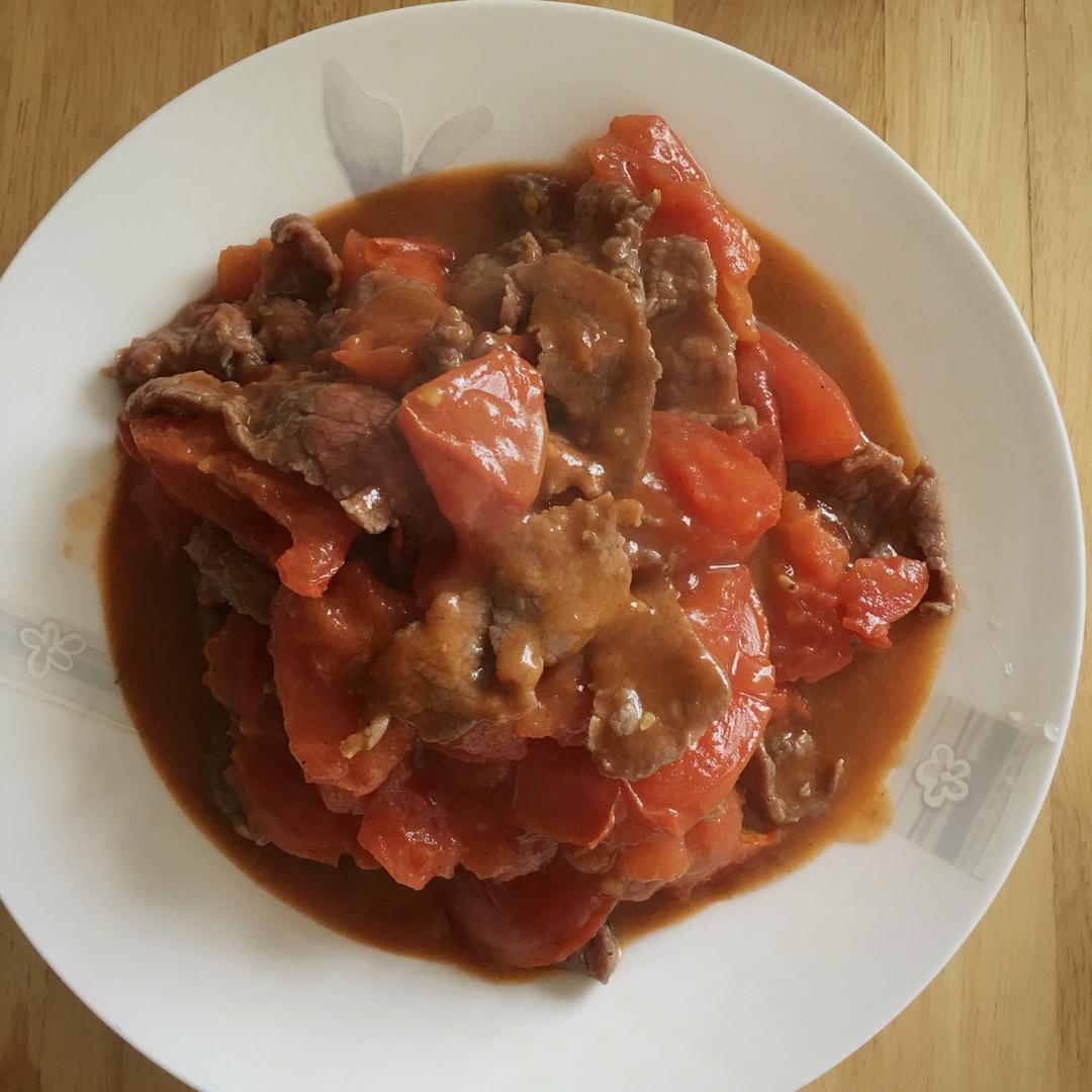 家常菜 番茄炒牛肉 玥玥er做的番茄炒牛肉 赞 牛肉,番茄,盐,淀粉,花生