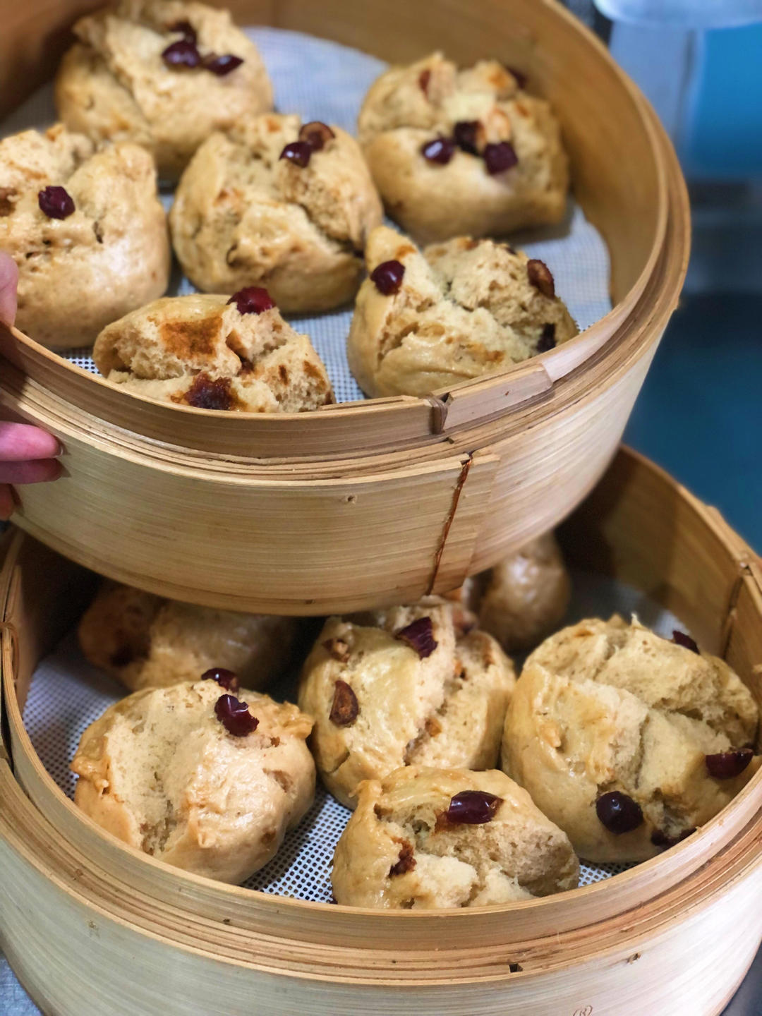 妥妥的红糖开花馒头