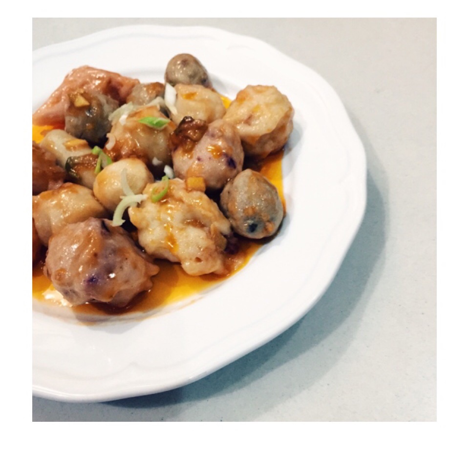 酸酸甜甜【茄汁鸡肉丸】