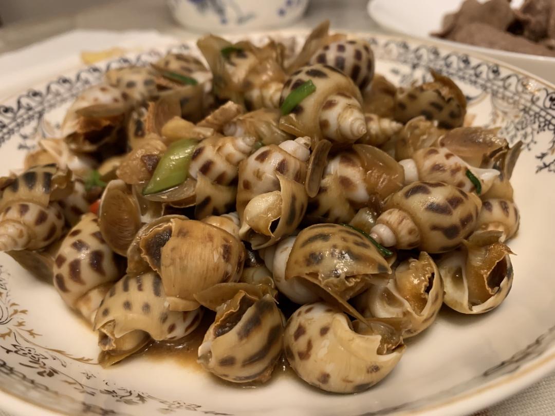 辣酒煮花螺
