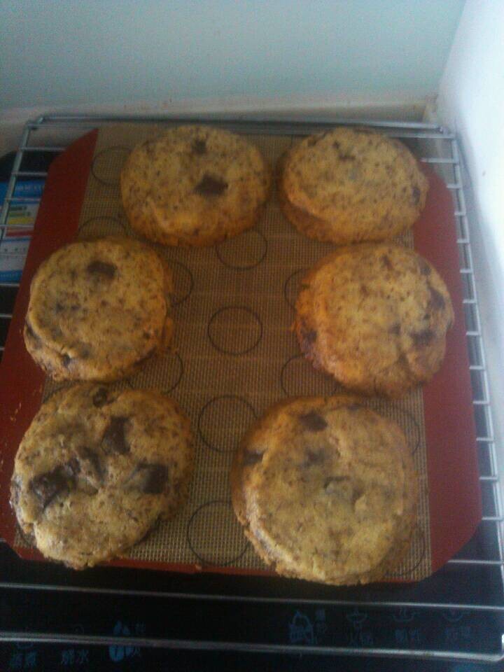 褐色黄油巧克力奇普饼干