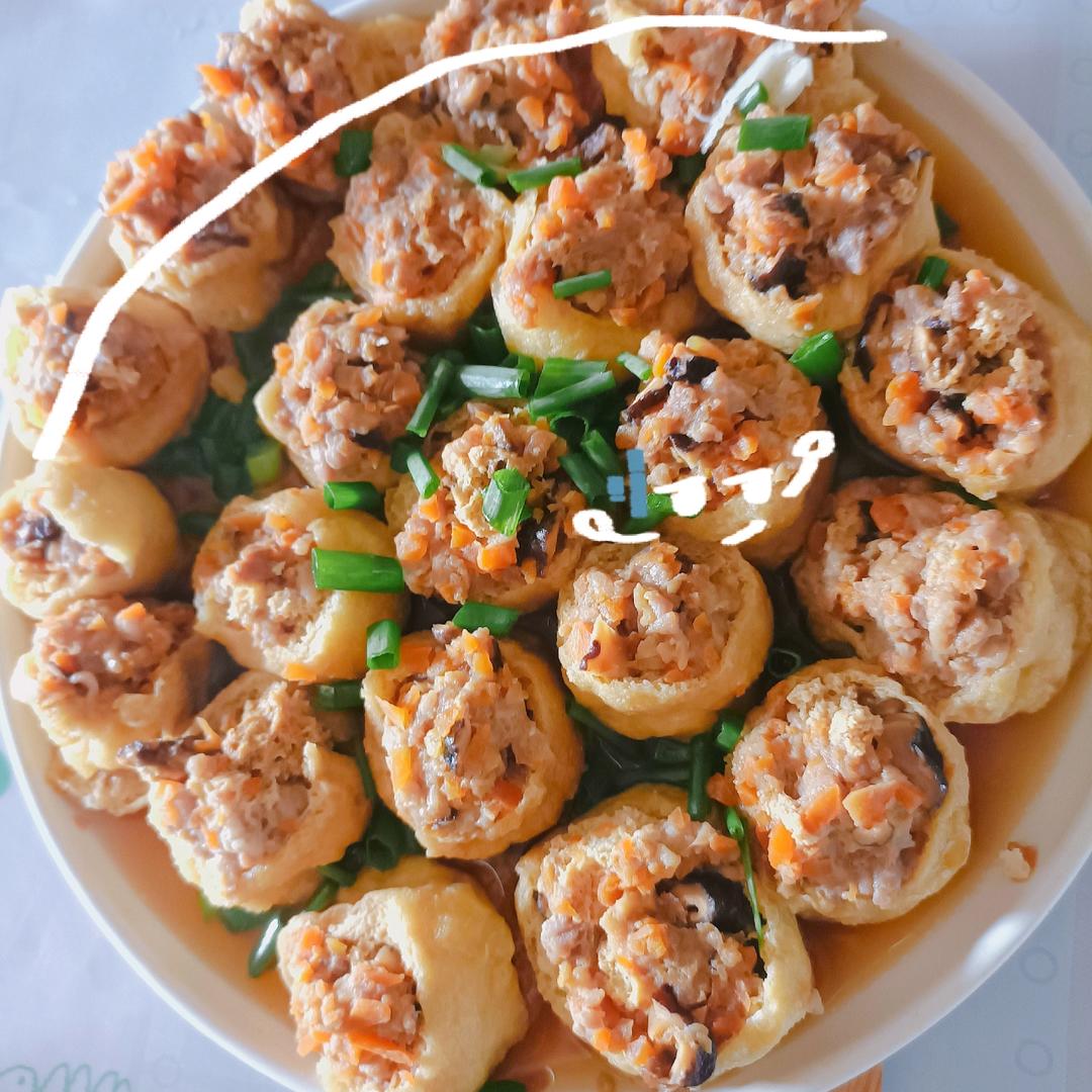 油豆泡塞肉