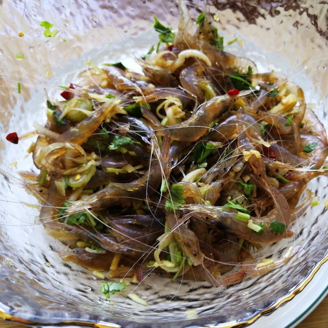 真的做的卤青虾