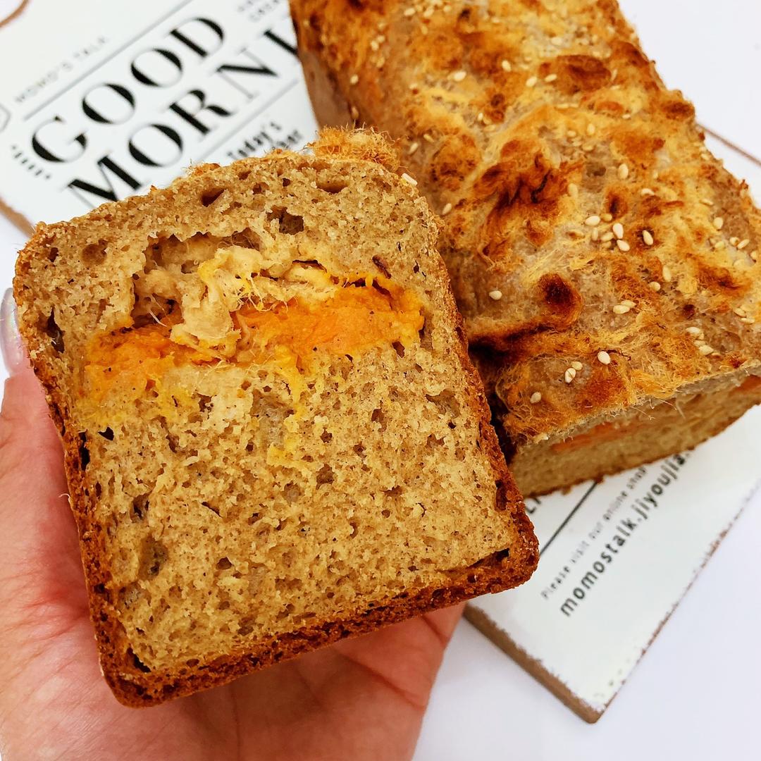 肉松快手面包丨健康·烘焙