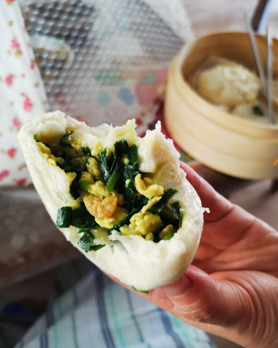 韭菜鸡蛋包子