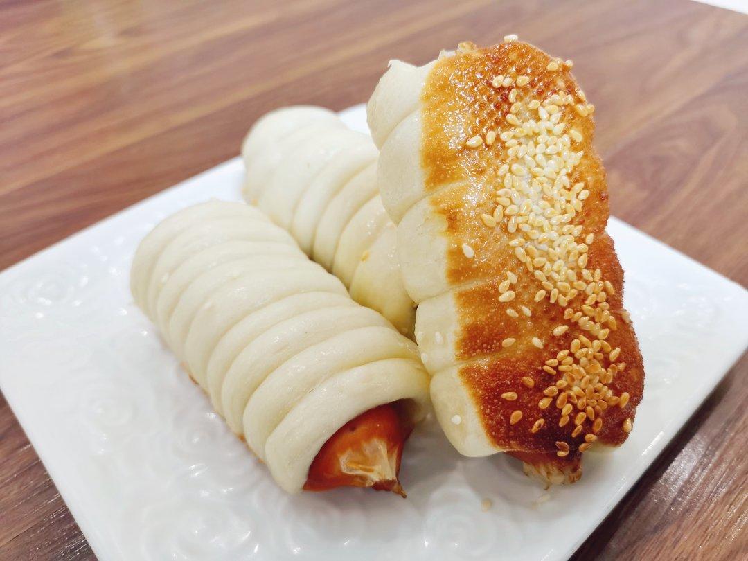【热狗卷】馒头的花式吃法，你一定没想到！