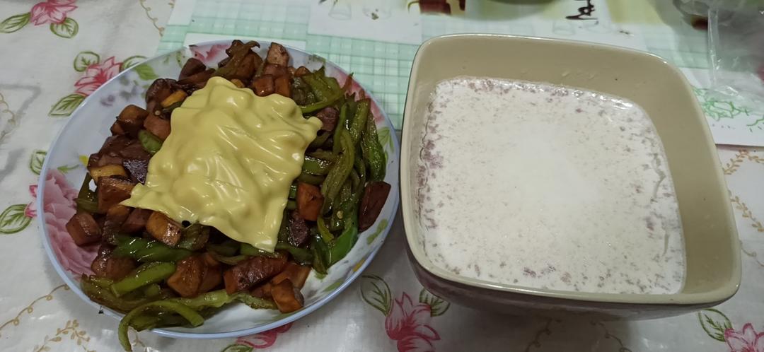 青椒素炒杏鲍菇