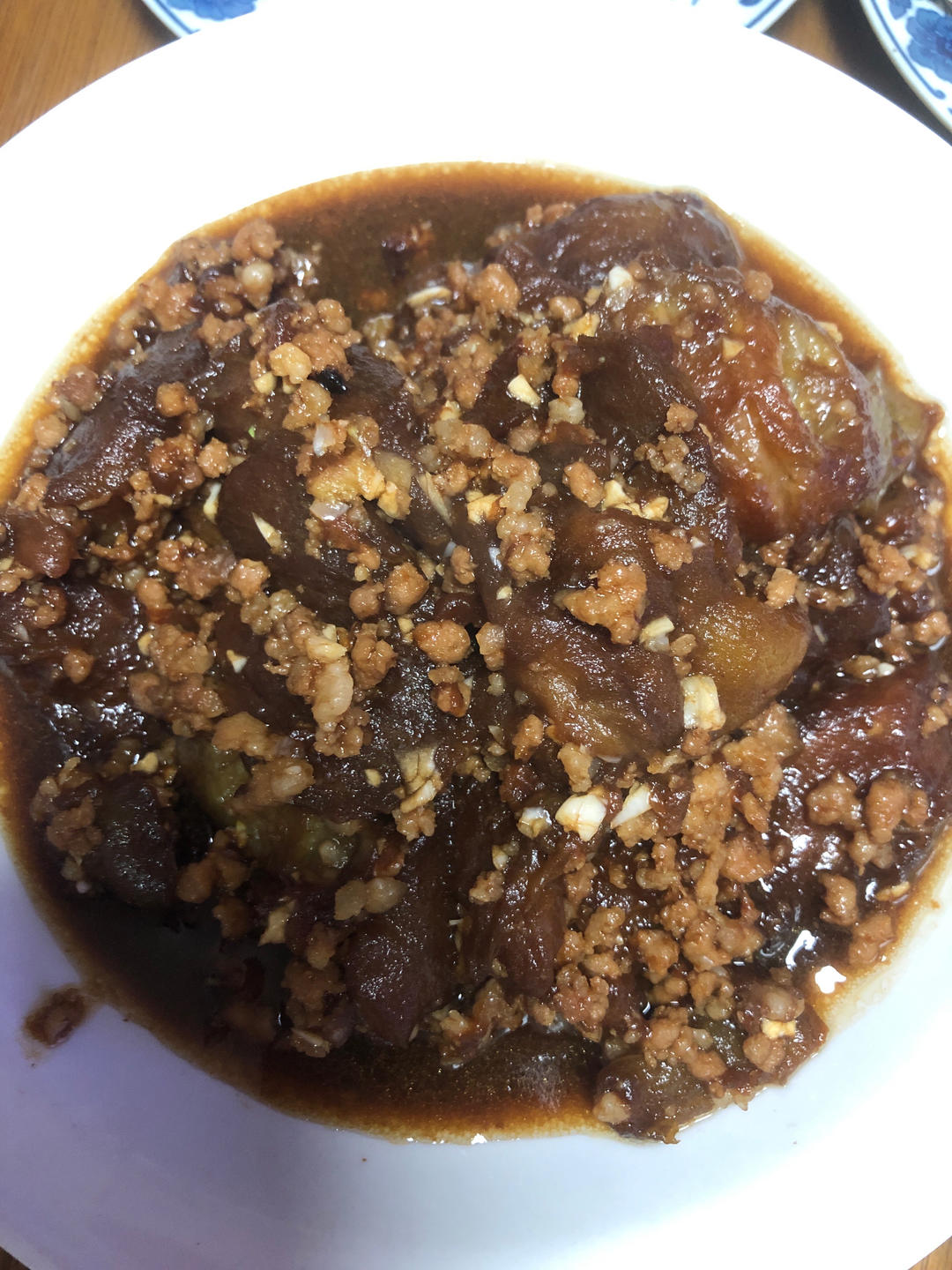 家常版肉沫茄子不油炸