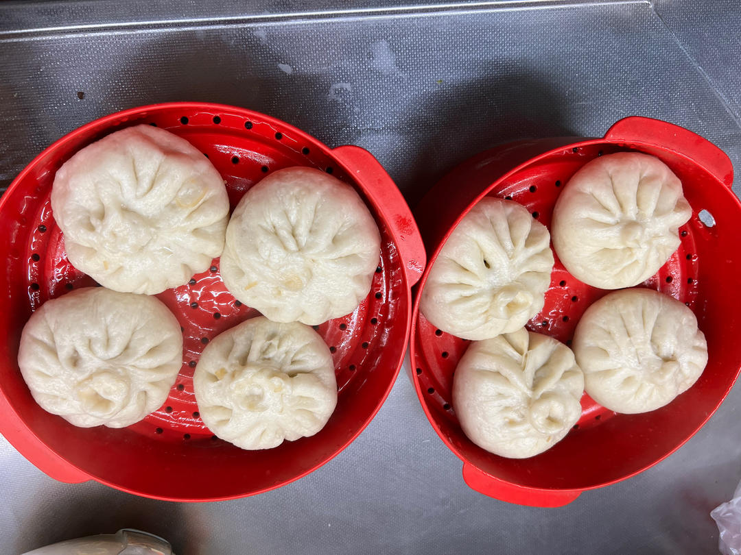 皮薄馅儿大的粉丝肉末包子（馅料做法）