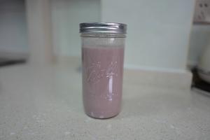 破壁机快手早餐紫米糙米糊的做法 步骤2