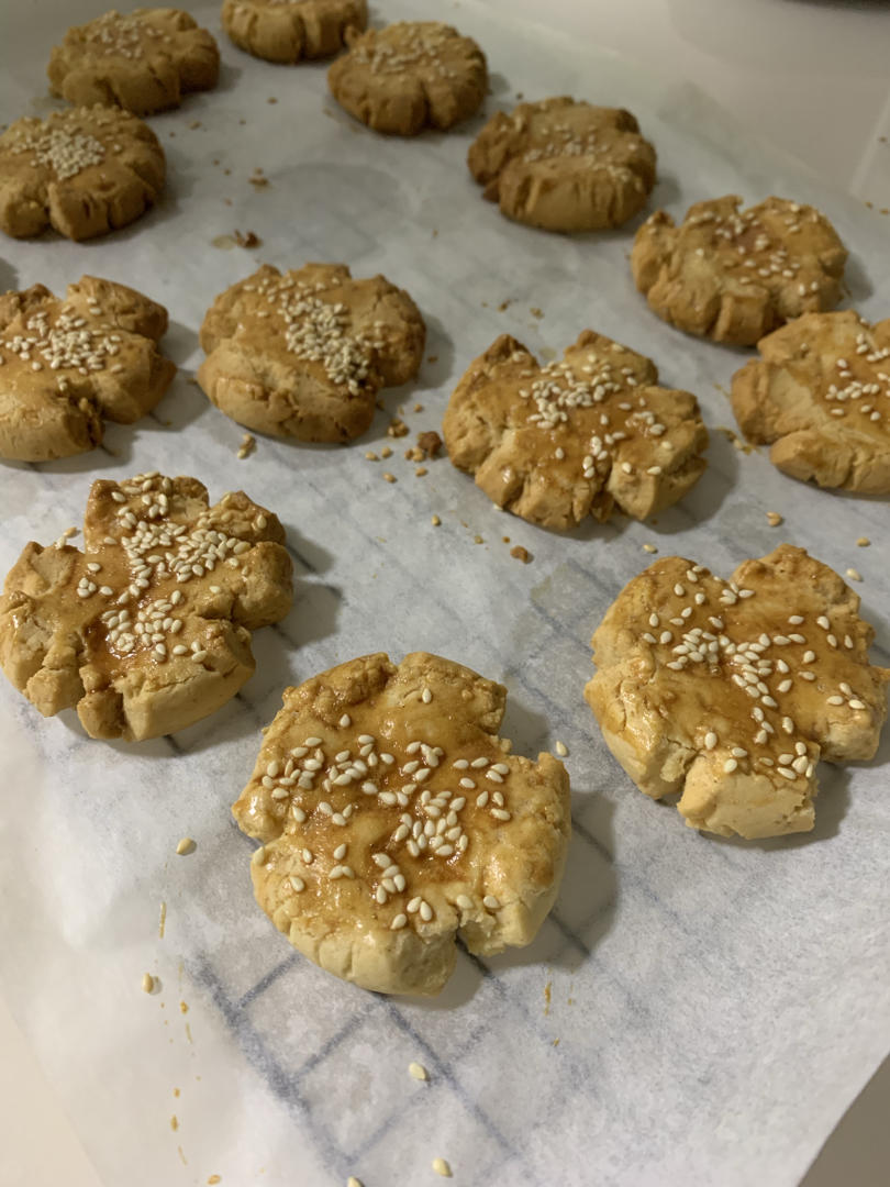 迷你桃酥(不用猪油&黄油)