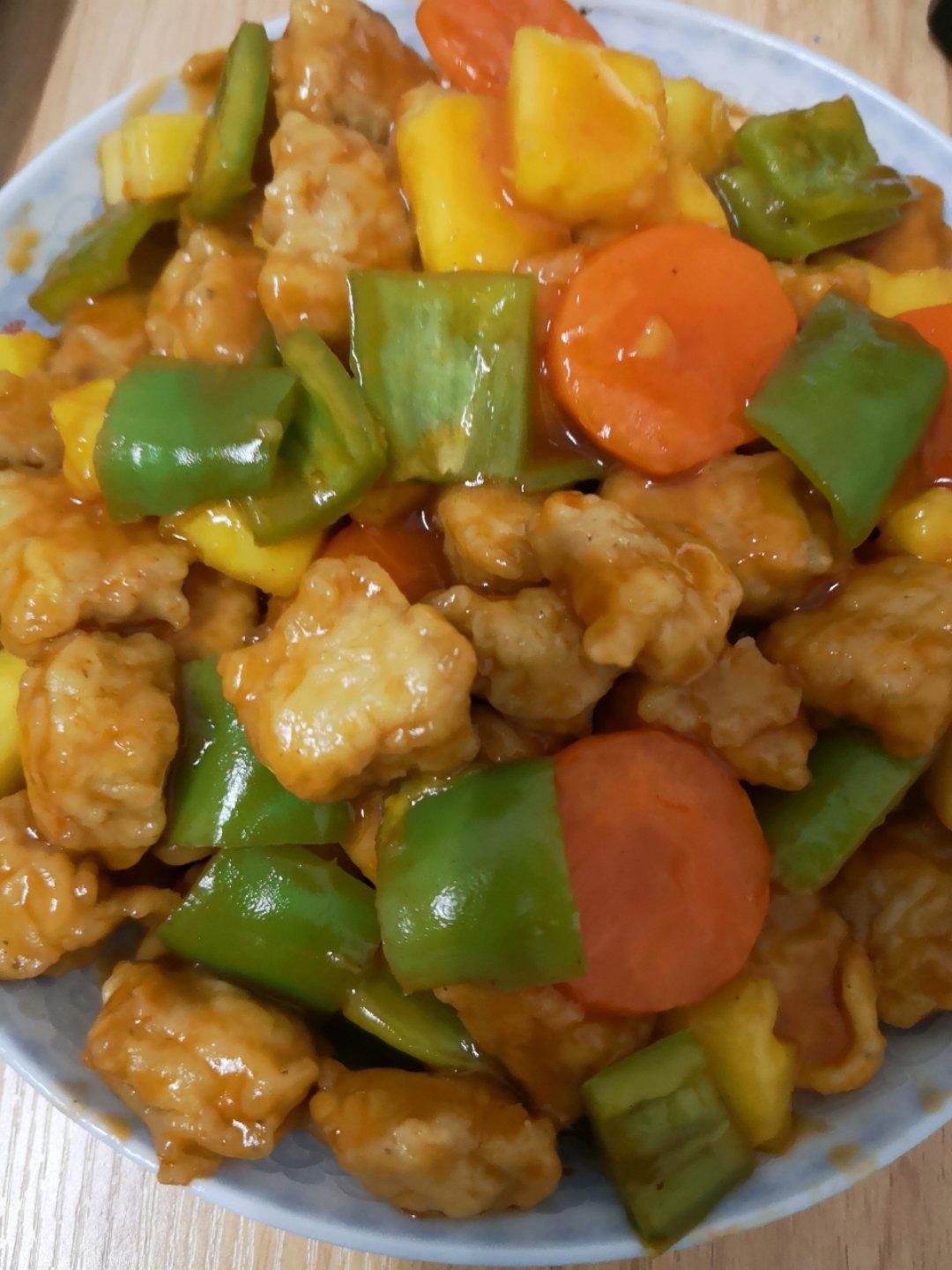 菠萝咕噜肉