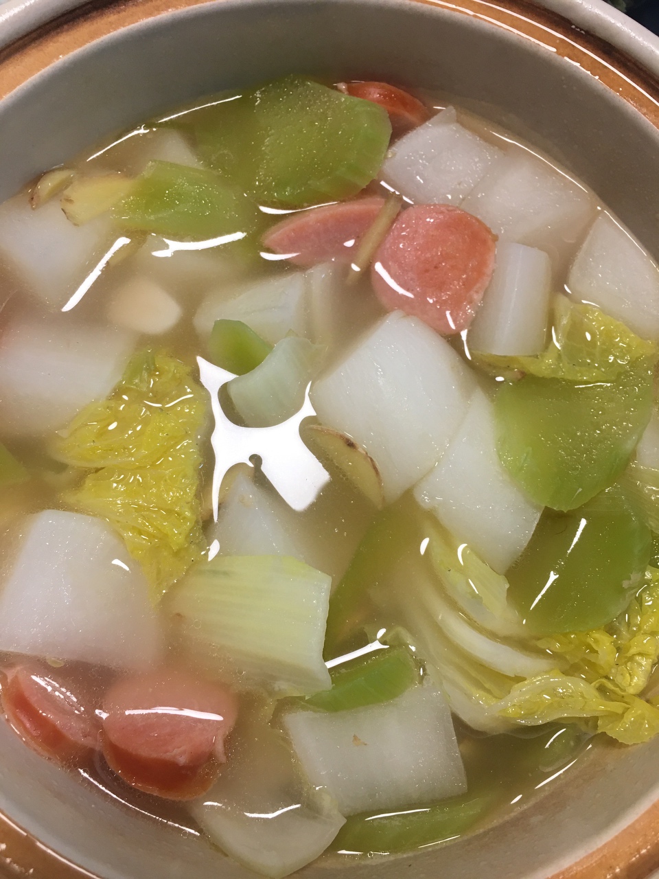 冬日暖胃时蔬汤的做法