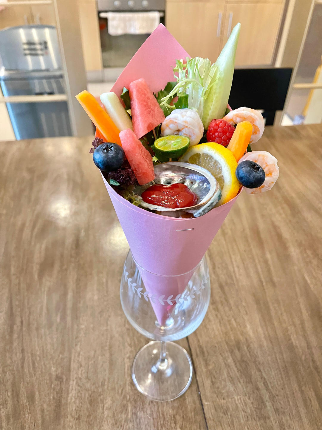 色拉花束