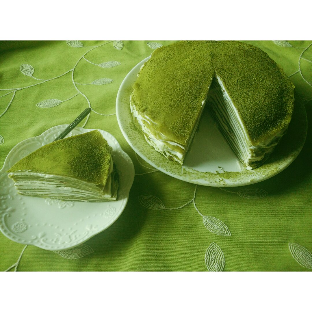 抹茶千层蛋糕（转自Amanda的曼食慢语）