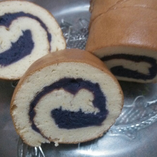 中岛老师红薯蛋糕卷