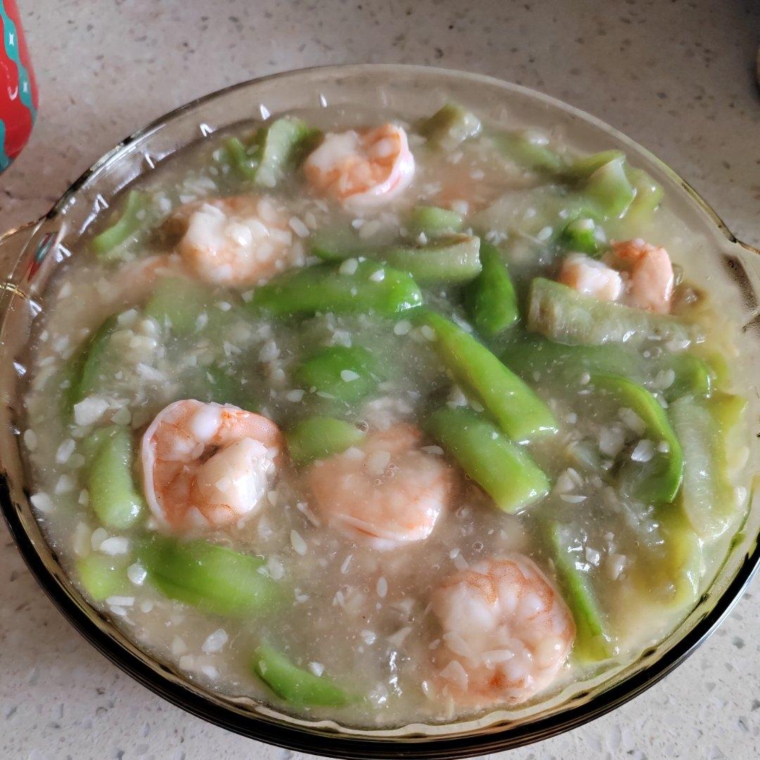 虾仁炒丝瓜