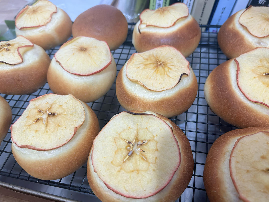 🍎日式苹果面包|高颜值|酸酸甜甜|松软好吃