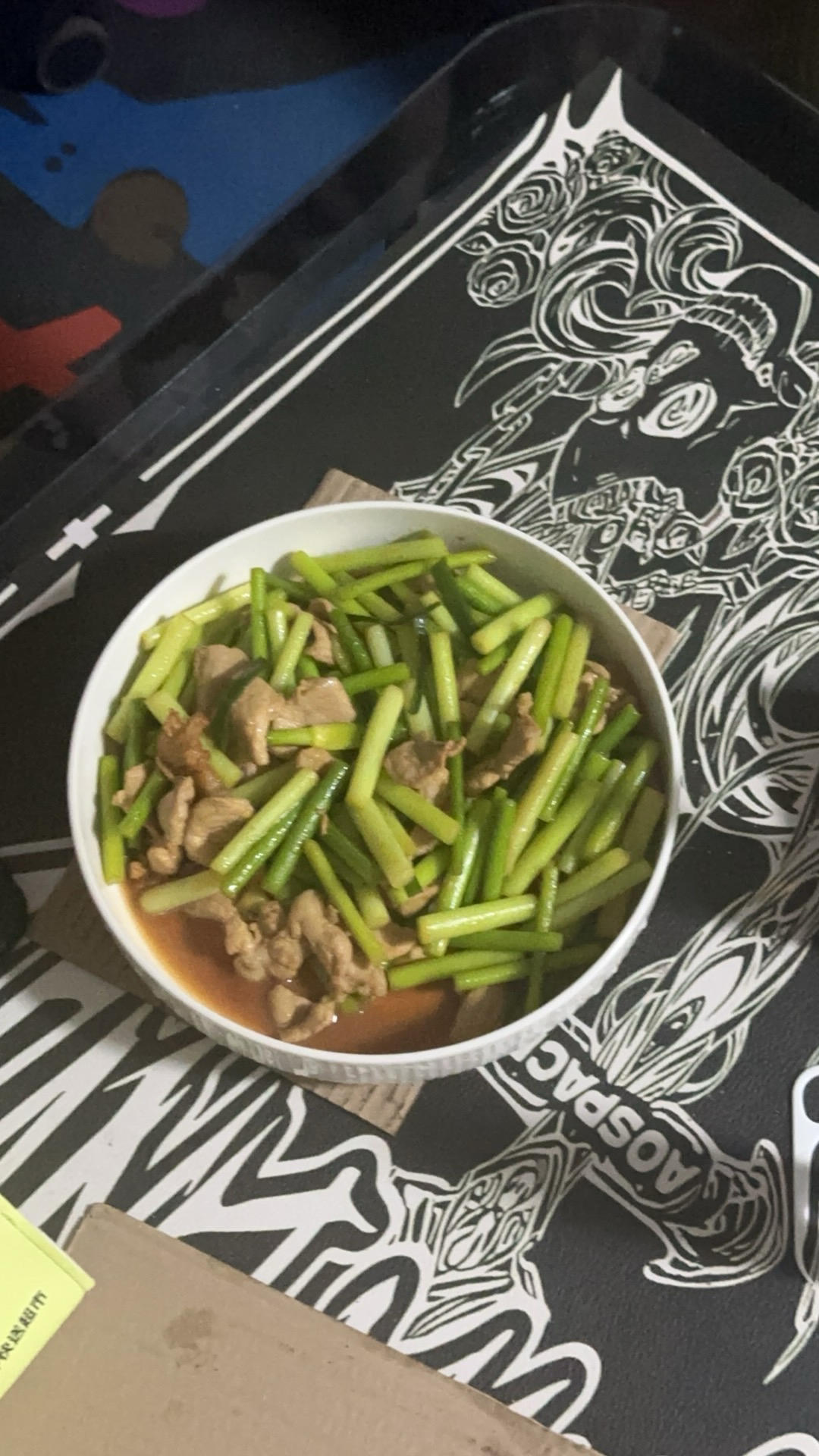 简单易做的下饭菜－蒜苔炒肉
