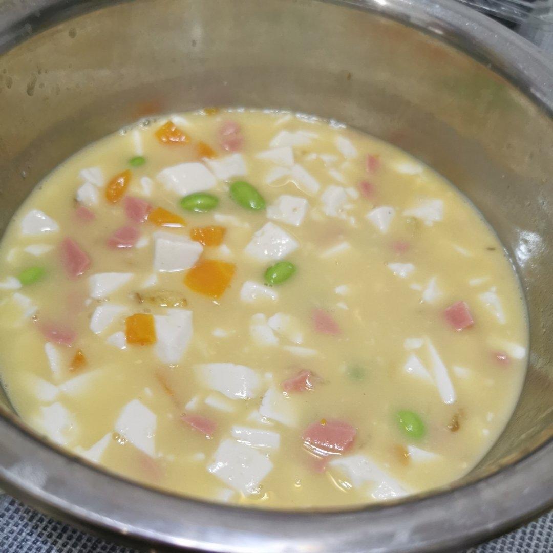 有颜味佳的蟹黄豆腐