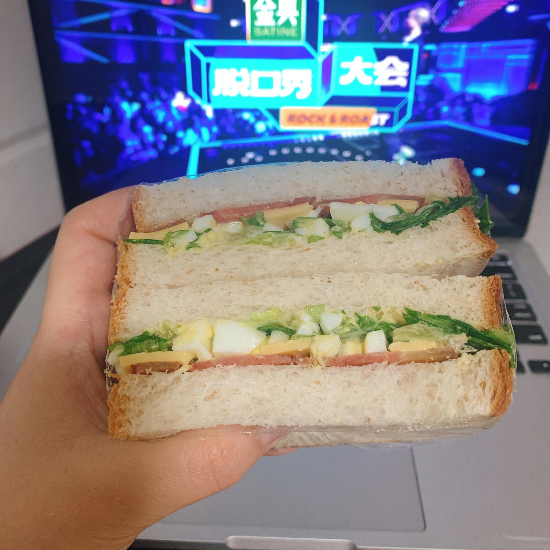 🥪鸡蛋火腿三明治