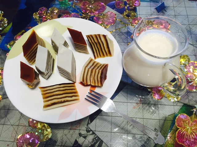 抹茶椰汁千层糕