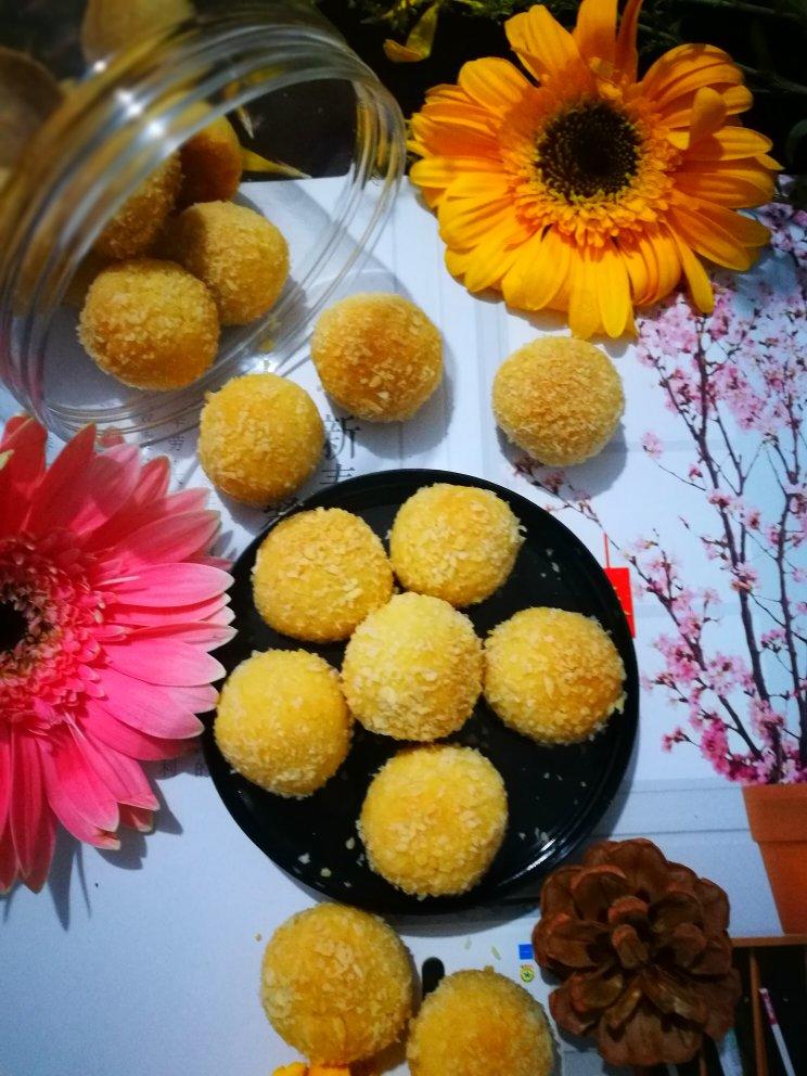 【视频】椰蓉小酥球（消耗蛋黄）童年美食