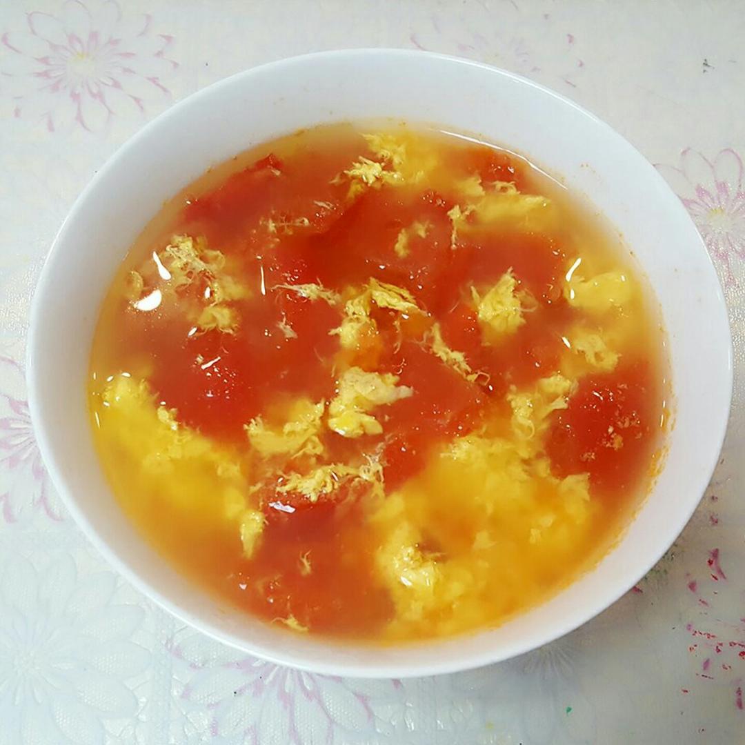 爱家小厨师做的好喝到爆的西红柿鸡蛋汤