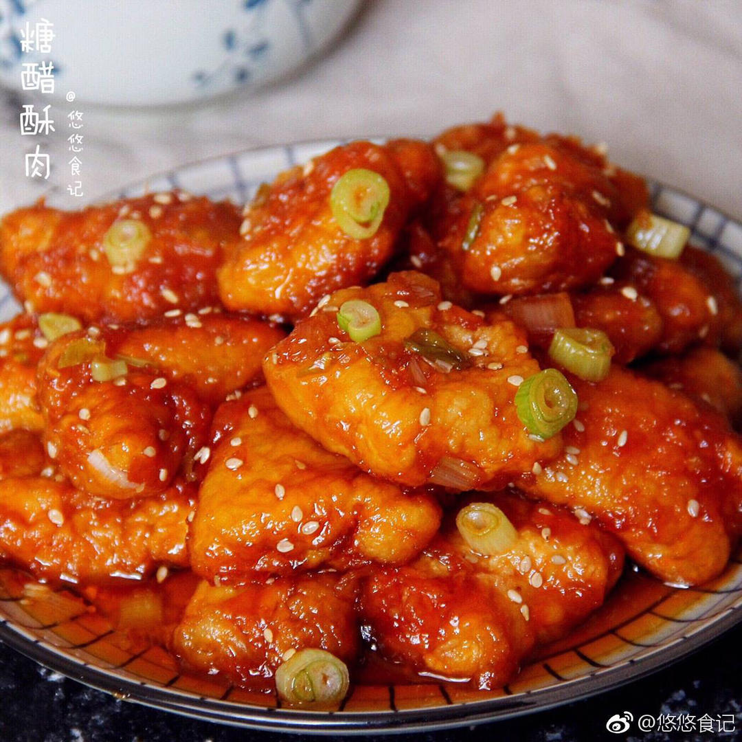 糖醋酥肉￨放了雪碧的糖醋肉的做法